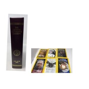 The National Geographic Magazine January - June 2005 with Cover Slip